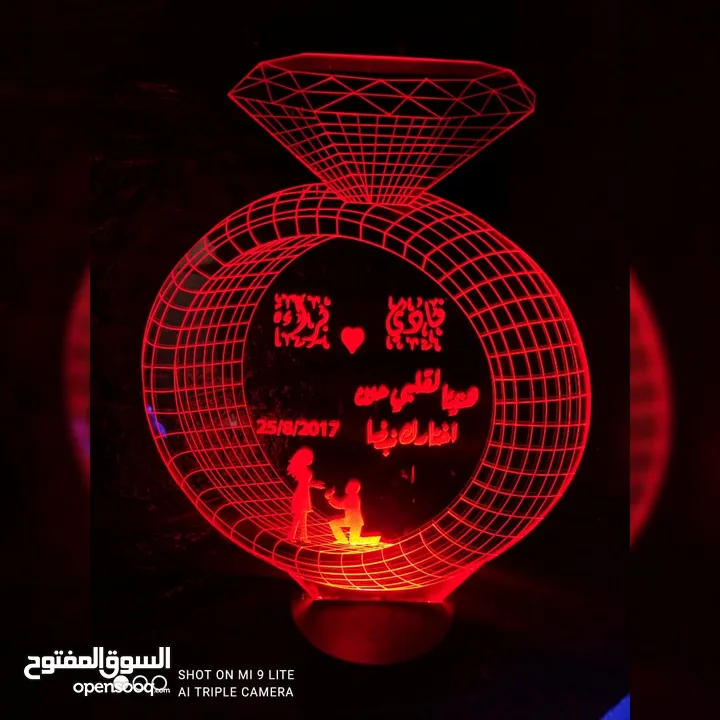 تفصيل هدايا مضيئة حسب الطلب