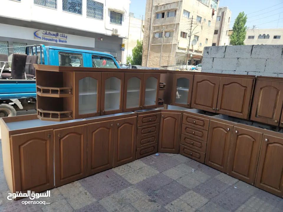 مطبخ خشب لاتية 18 ملبس بالكامل فورمايكا مكبوس من برا ومن جوا