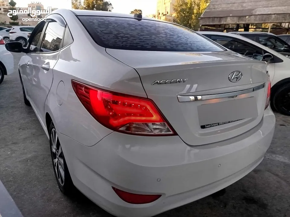 إعلان سيارة للبيع.. هيونداي أكسنت، 2019 ترخيص 2018 بنزين فل إضافات ماعدا فتحة سقف 1400 CC