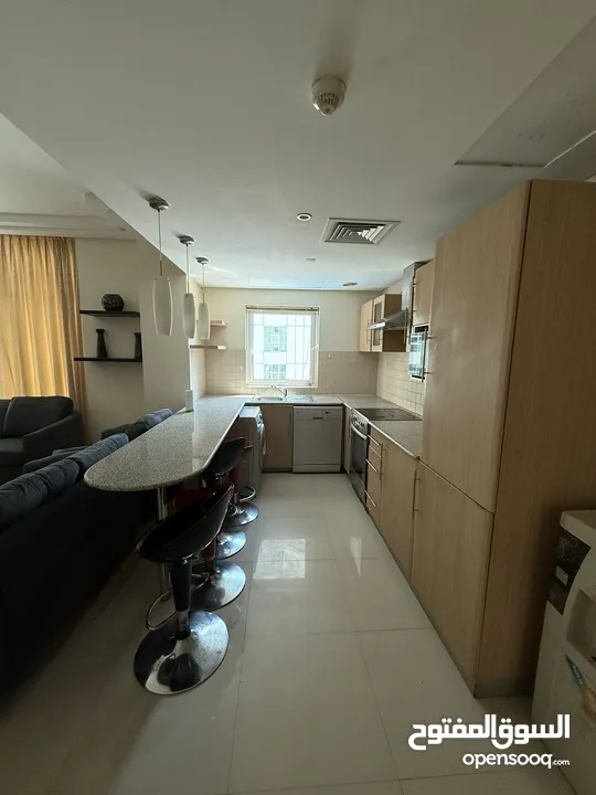 Fully furnished 2 bedroom apartment with sea view at a great location nearby restaurants and cafes