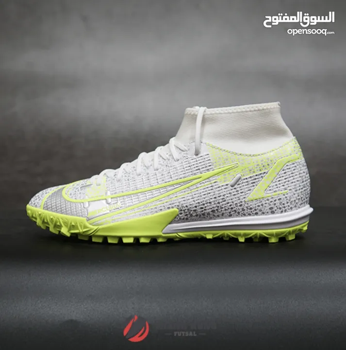 Nike Mercurial Superfly 8 Academy TF 'Metallic Silver Volt'