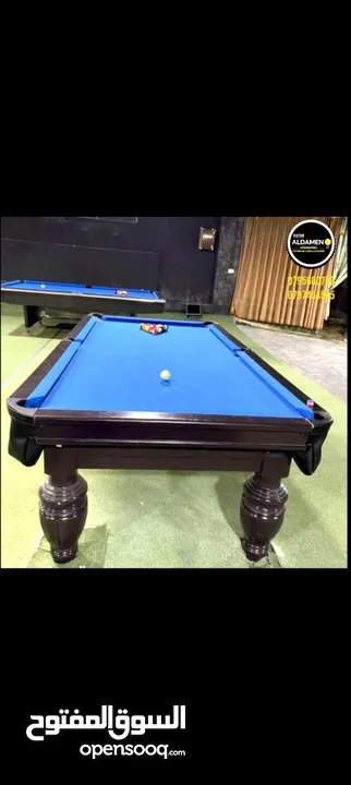 جميع انواع طاولات البلياردو و السنوكر