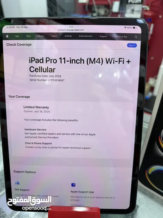 iPad Pro 11 inch 256Gb 5G black 2024 M4