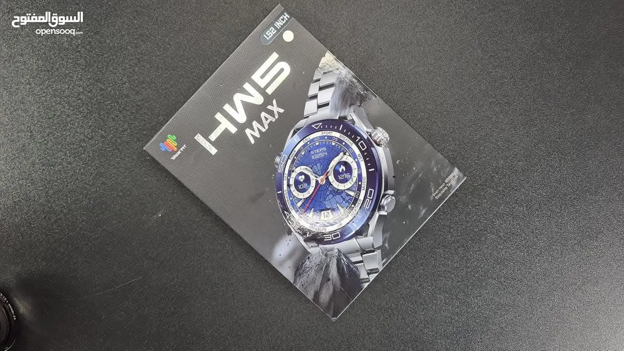 الفخامة والاناقة بحجم مميز مناسب للشباب خليها خيارك الانسب Smart Watch HW5 max  شاشة منحنية مستديرة