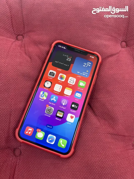 ايفون xs max وتر بروف 512 جيجا مش مفتوح ابداااا بطاريه 81  مكسور باك ومش ماثر