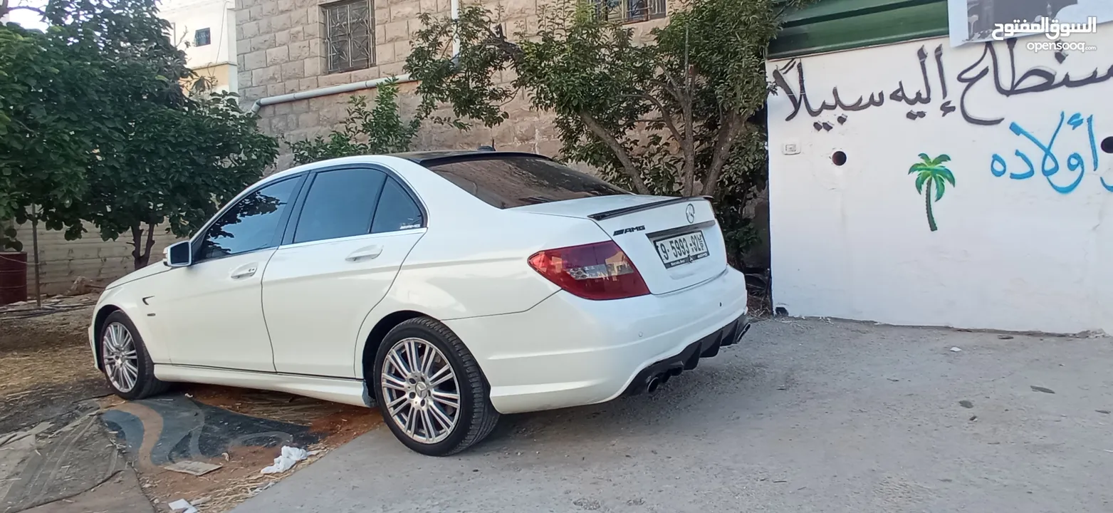 Mercedes c200 تعديل 2014