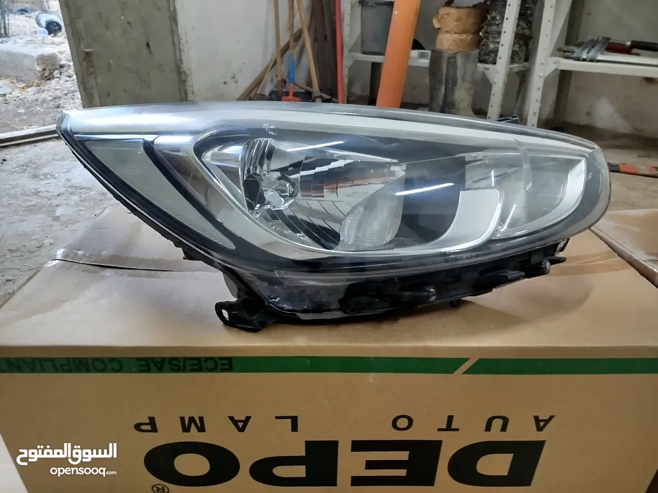 قطع اكسنت 2014 اضوية امامي 500 شيكل وخلفي 500 شيكل وطبونيين ب 500 شيكل