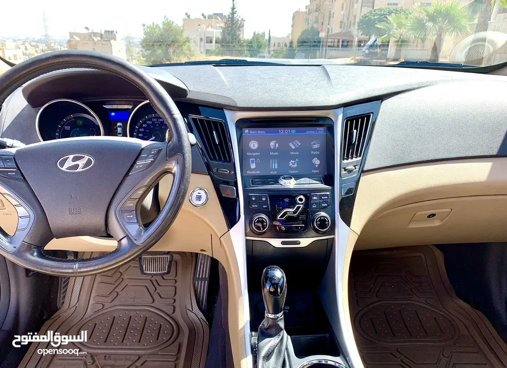 هيونداي سوناتا هايبرد 2014 وارد الوكالة فحص كامل sonata