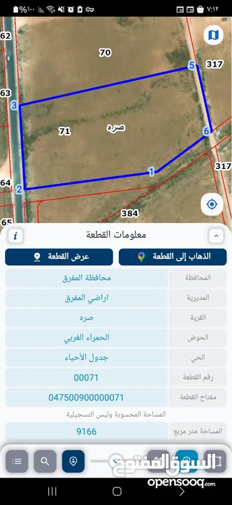 قطعة ارض سكنية المفرق صره مميزة للبيع داخل التنظيم