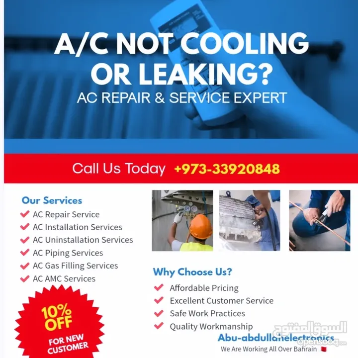 All types of Air-conditioning Service, Repairing, Maintenence ,Removing and Fixing Call