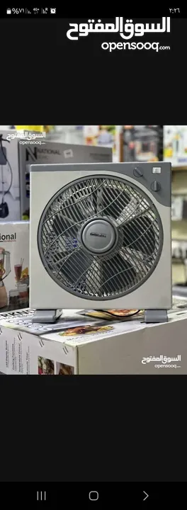 مروحه مع روموت دجتل حائط  مروحه مكتبيه  بأفخم الماركات العالمية  بكفالة سنتين من الوكيل..