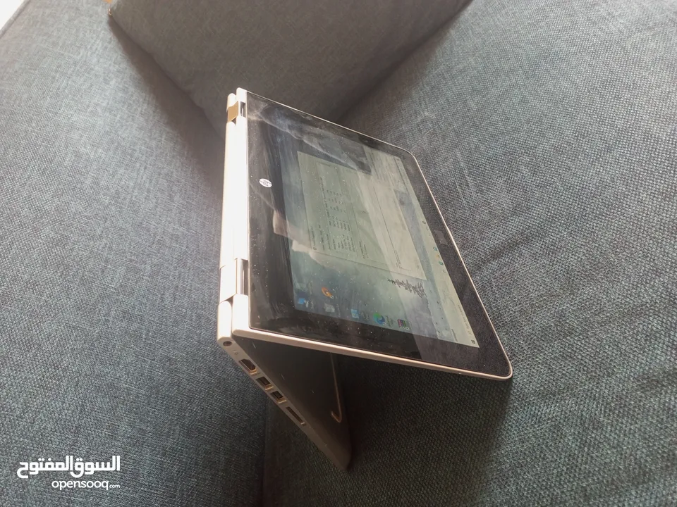 لابتوب HP OAVILION X360  بحالة ممتازة وارد امريكا.. ويمكن استخدامه بوصعية التاب