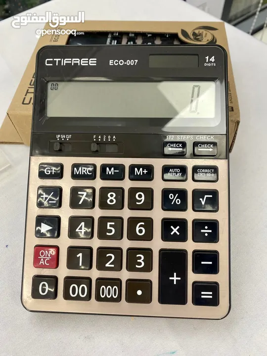 آلة حاسبه 14 رقم اله حاسبة ثنائية القدرة تعمل بالطاقة الشمسية وعن طريق البطارية CALCULATOR