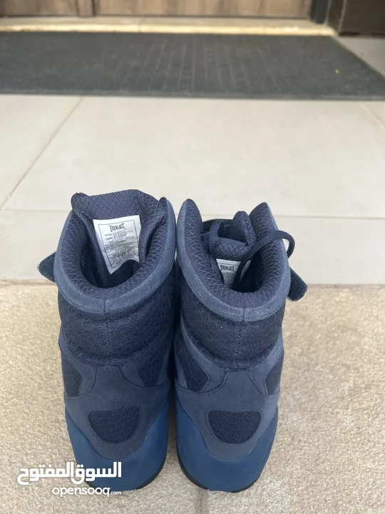 Everlast Elite V2 Navy boxing shoes, size 9(42) حذاء لرياضة الملاكمة ماركة ايفرلاست قياس 42