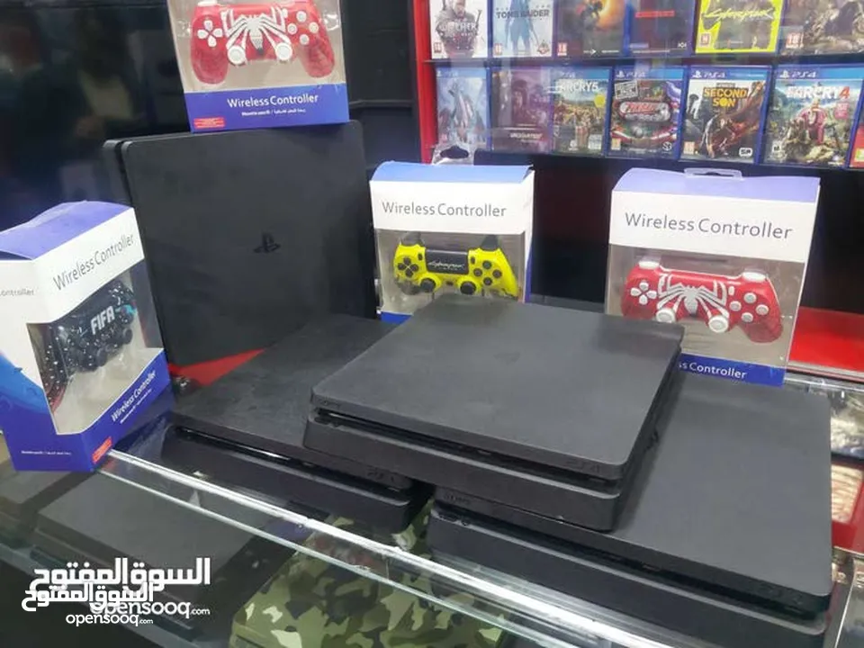 للبيع اجهزه بلايستيشن فور و فايف و ثري باسعار مغريه