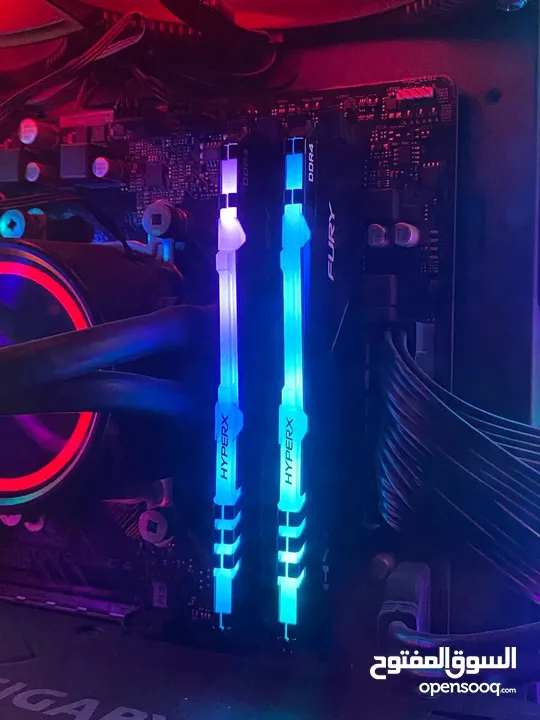 RAM 8*2 HYPER X FURY 3600MHZ RGB