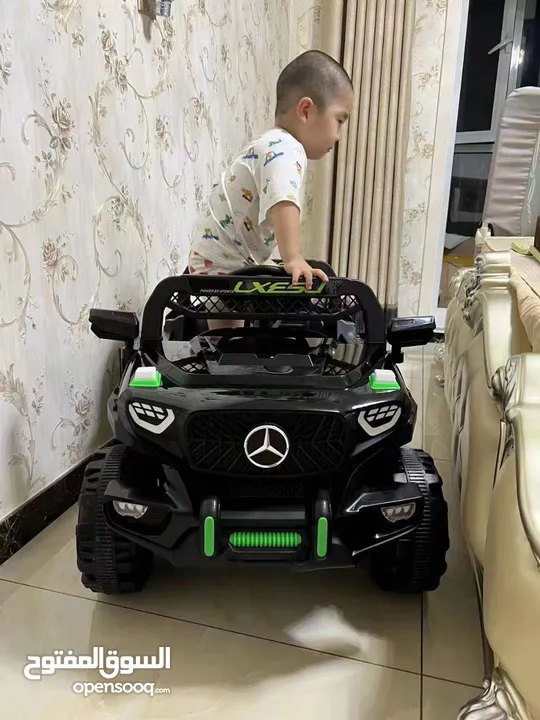 الآن من island toys سيارة الأطفال الكهربائية المميزة  من مرسيدس - شبيهة بسيارة Mercedes Benz G63