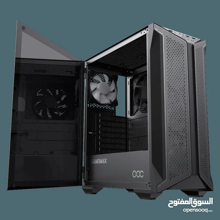 كيس جيمنغ فارغ احترافي جيماكس تجميعة  Gamemax Gaming Case Brufen C1 ARGB