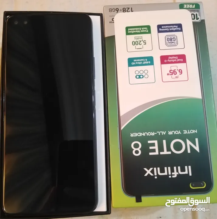 تلفون انفينكس نوت 8 بحالة ممتازة