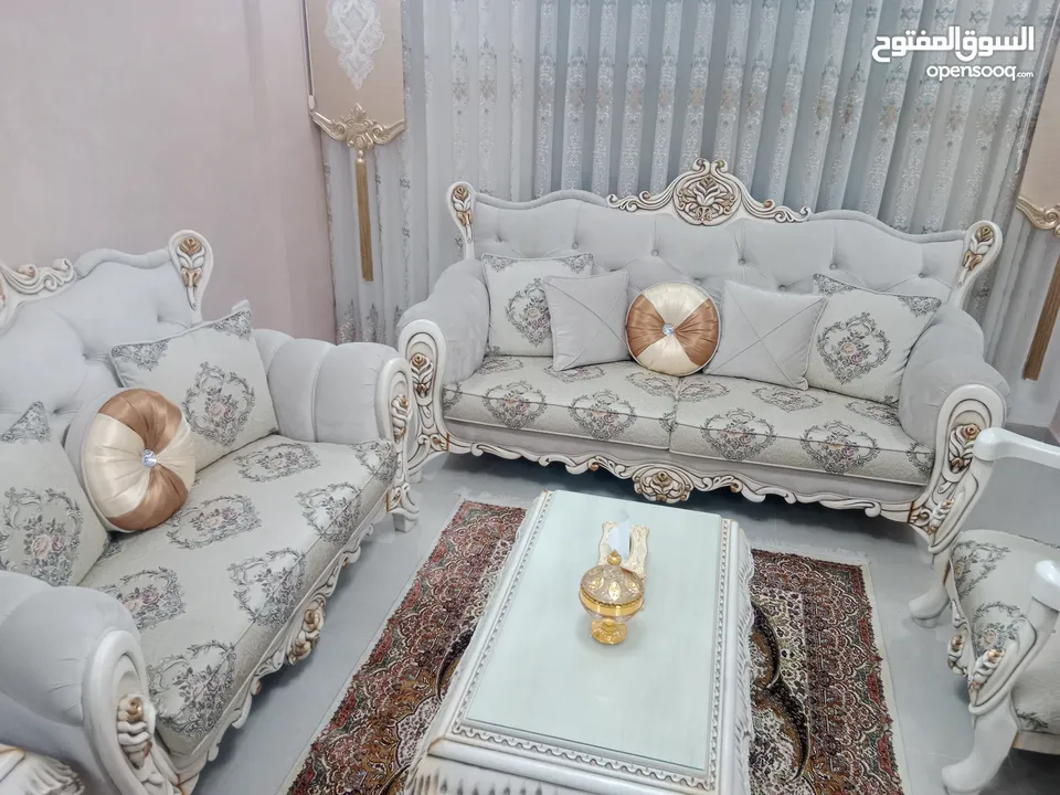 طقم كنب 7 مقاعد (استخدام عرسان)