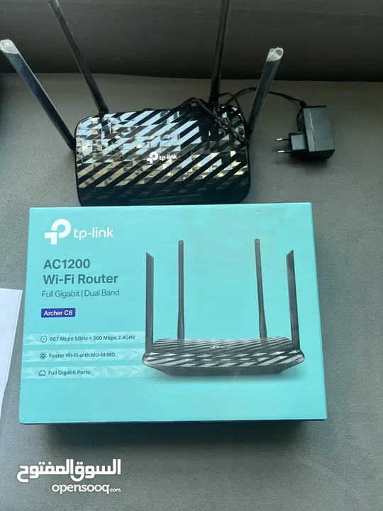 راوترtp link c6 archer مستعمل وكالة 5g