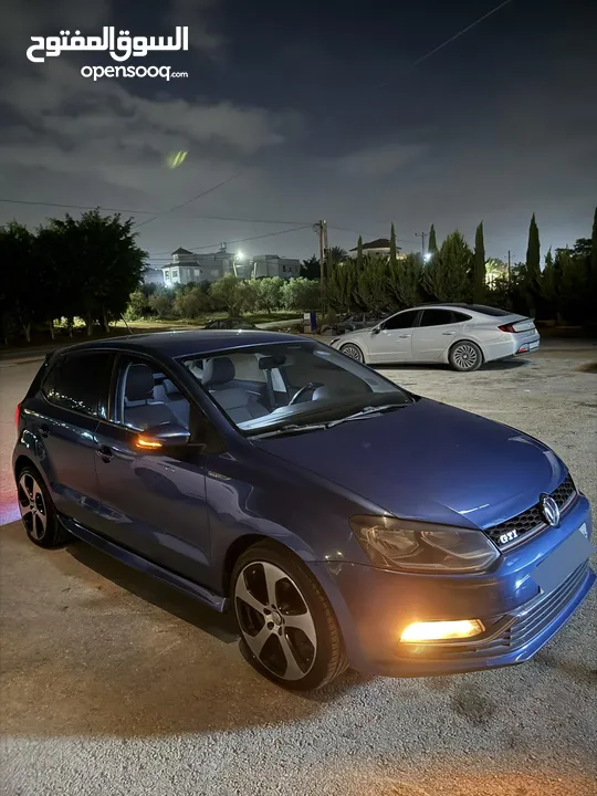 بولو 2014 gti فل تعديل كامل مميزة جداً حير عادي طلاء شركة 99% بالكرتين