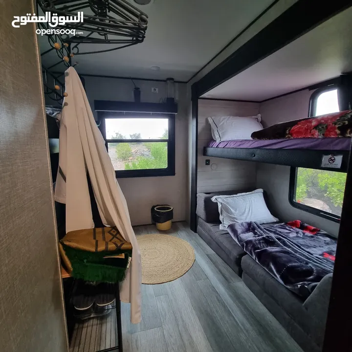 كرفان جديد غير مستخدم للايجار بمرفقاته بالجبل الاخضر(new caravan  for rent in Al Jabel Al Akhder