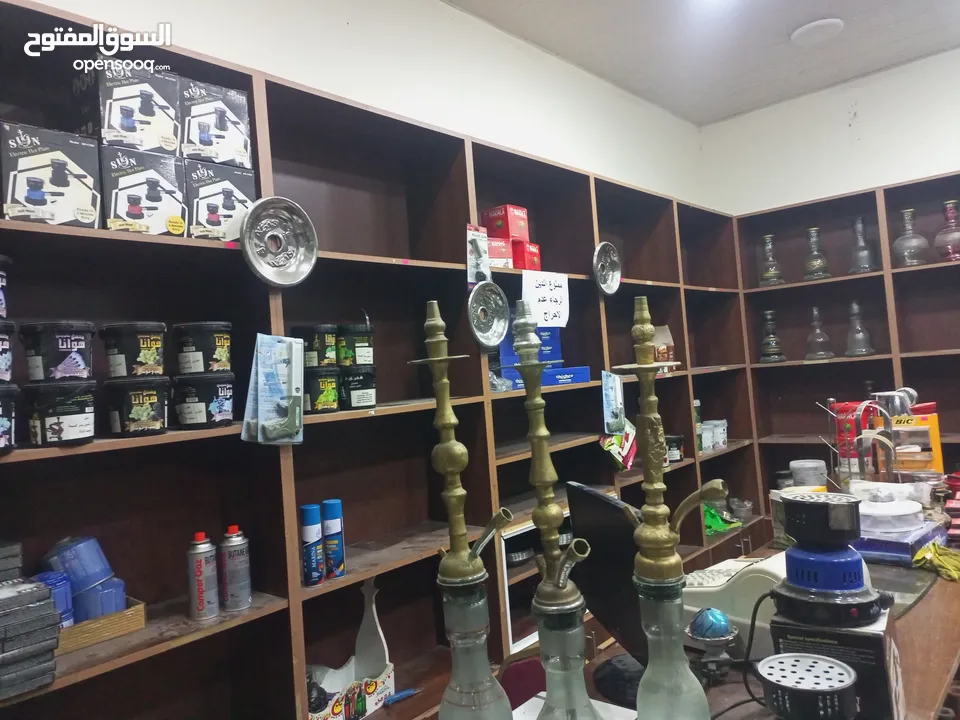 ديكور محل اراجيل  ديكور كامل ويصلح لعدة محلات