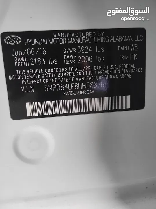 Hyundai Elantra 2017 usa V4 2.0 full automatic