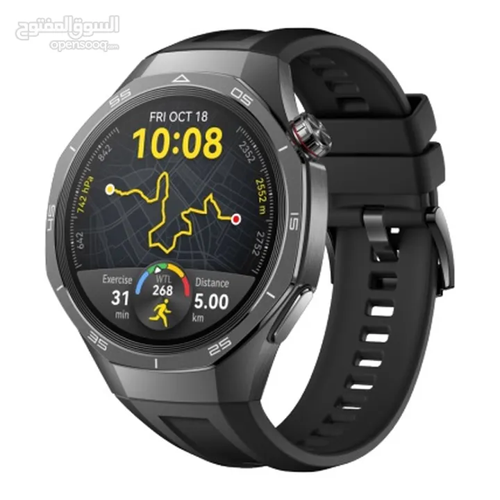 Huawei GT5 Pro (46mm) Gray ساعة هواوي  جي تي 5 برو جديدة مسكرة بالكرتونة اللون الاسود  كمية محدودة