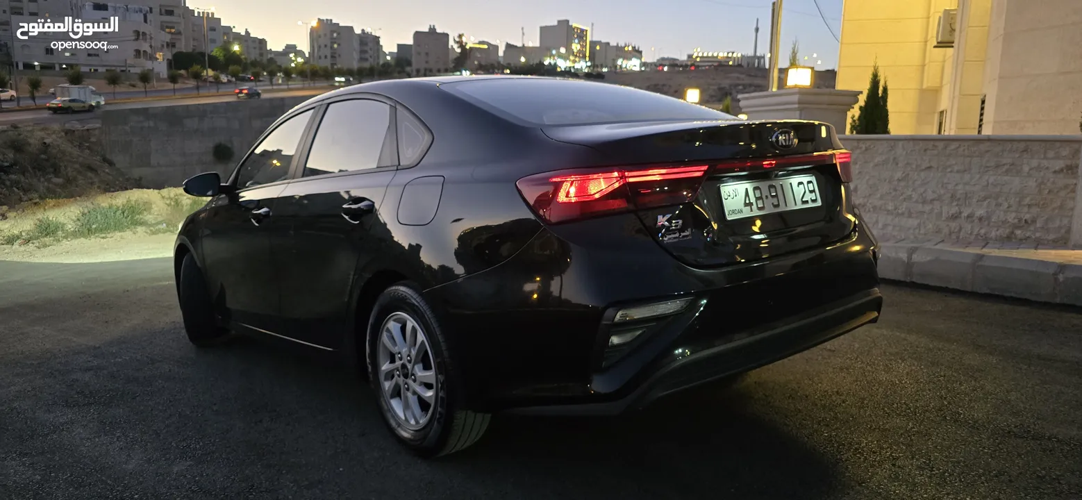 Kia K3 2019 لون اسود ميتلك مميز فل كامل فحص كامل ولا ملاحظة