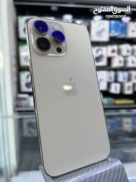 iPhone 14 Pro Max (256 GB) Used  ايفون 14 برو ماكس مستعمل  بطارية 87٪؜ بحالة جيدة  مكفول من المحل 14