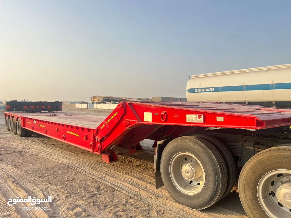 مقطورة لوبد lowbed trailer 100 ton