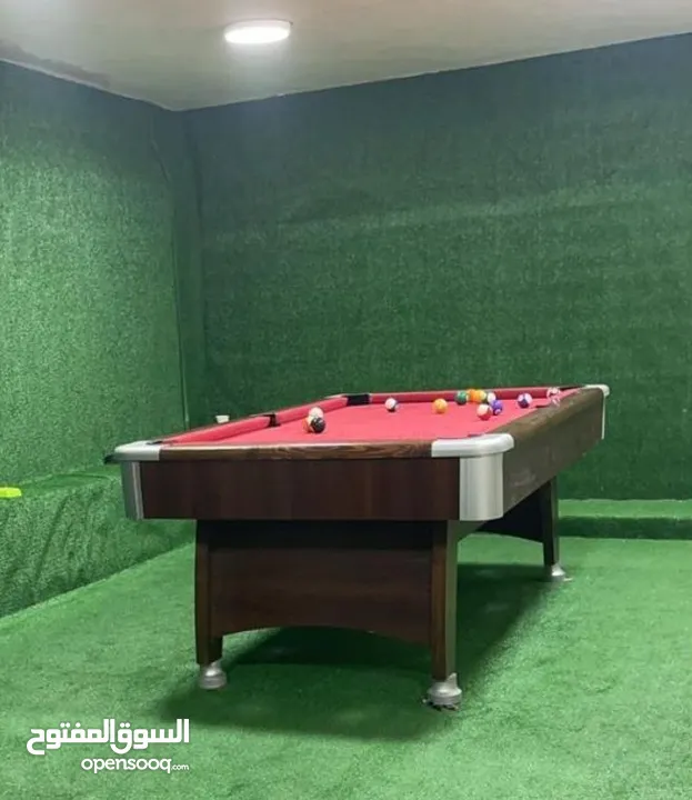 طاولة بلياردو 7 قدم استخدام 3اشهر