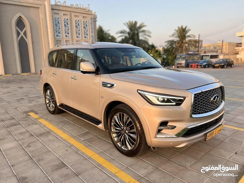 انفنتيتي QX80 خليجي شبة جديدة 2018 كامل المواصفات