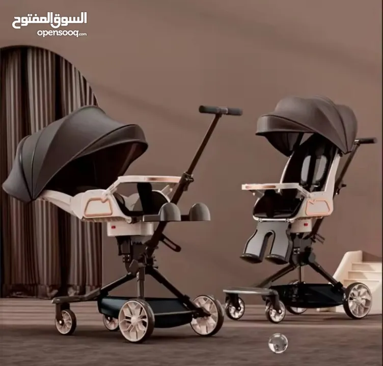 هاي مش بس عربة أطفال حتكون سيارة طفلك الصغير بكل مكان    عربة أطفال أنيقة وعملية – الراحة