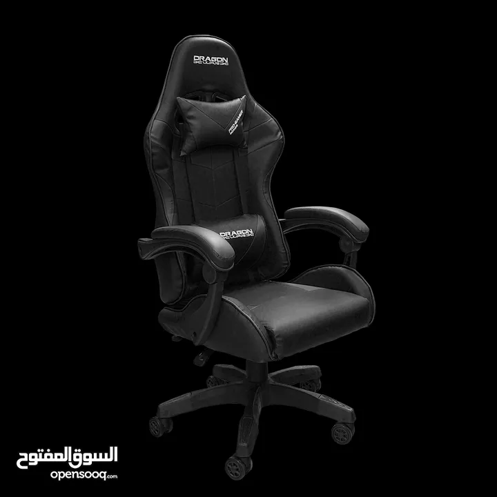كرسي جيمنغ مريح لساعات اللعب الطويلة احمر واسود Dragon War Gaming Chair GC-035  السعر شامل التوصيل