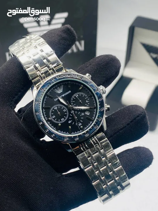 Emporio armani امبوريوم ارماني بطارية  ساعات شبابية فخمه
