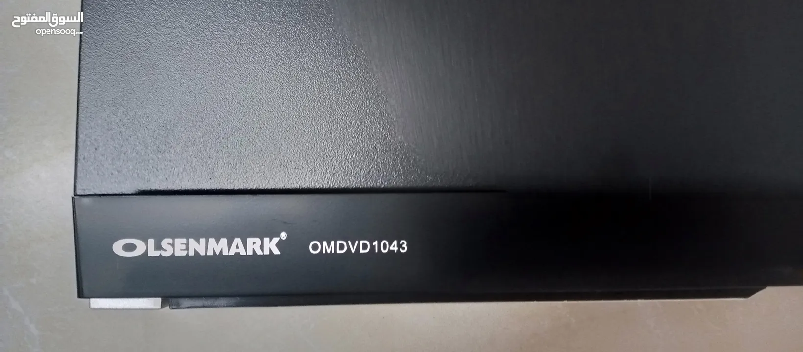 مشغل دي في دي DVD حديث نوع Olsenmark شاشة تحكم ريموت مخارج HDML MP3  و USB