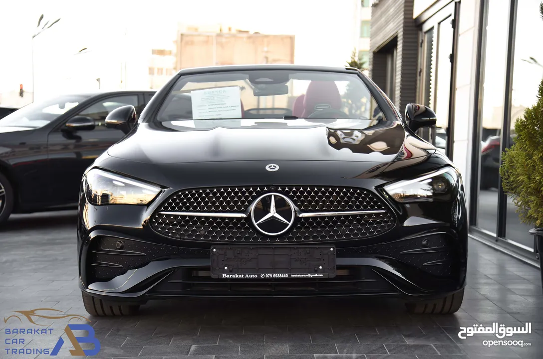مرسيدس سي ال اي كشف نايت بكج مايلدهايبرد موديل2024 Mercedes CLE200 Convertible AMG Kit Night Package