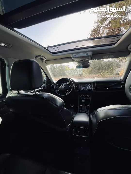 سكودا كودياك 2017للبيع موجود بالخليل مفلل اضافات