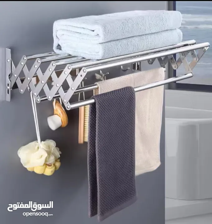 منشر غسيل جداري المنيوم