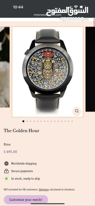Mr. Jones watches for sale (silent thief) & (The golden hour)