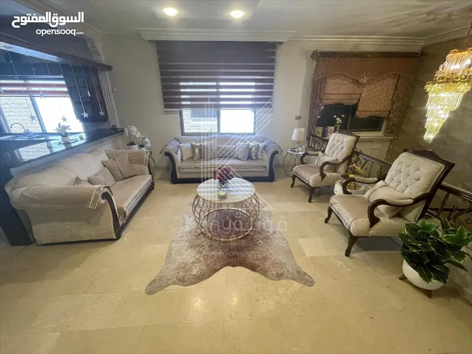 شقة مميزة للبيع في تلاع العلي - طابق دوبلكس شبه أرضي