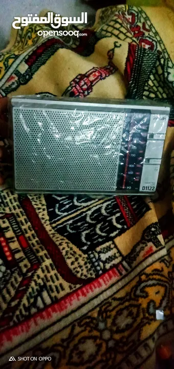لهوات التحف والنادر وسماع القران الكريم راديو فيلبس ألماني D1122. وارد الخارج . بحاله ممتازه متفتحش