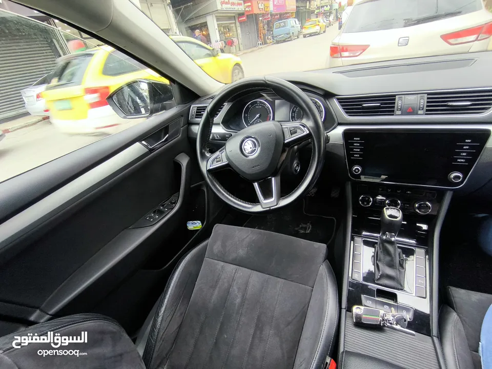 Skoda superb 2019 سكودا سوبيرب فحص نخب للبيع بدفعة وشكات