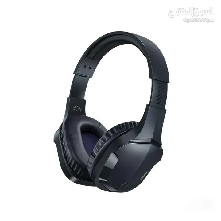 REMAX RB-750HB WIRELESS GAMING HEADPHONE HIFI SOUND RETRACTABLE HEADBANDسماعات ريماكس بلوتوث.
