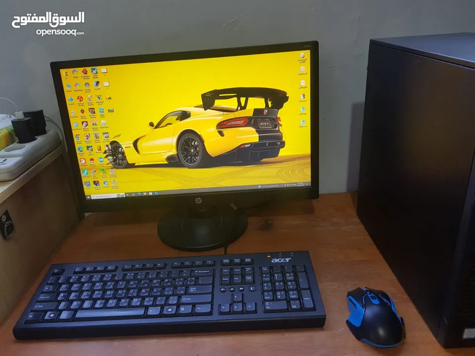 كمبيوتر PC hp i5 ssd gta v grand pubg free fire