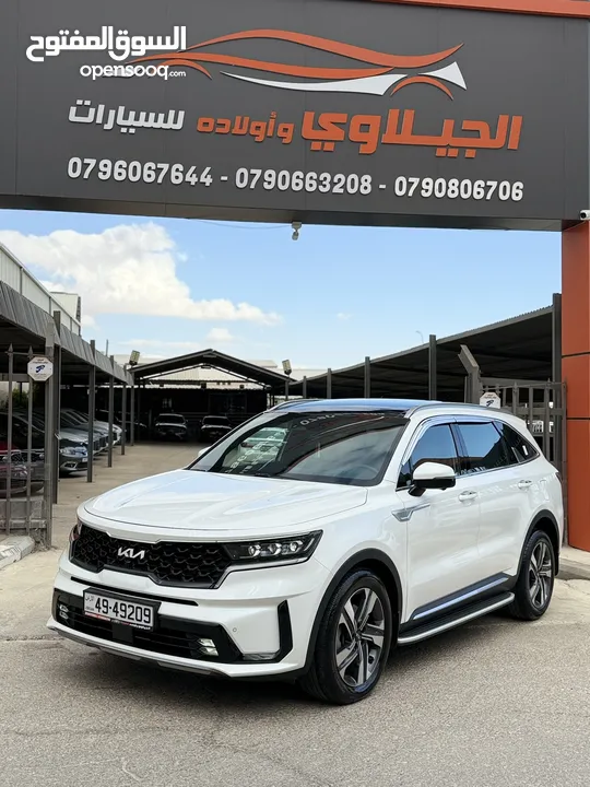 كيا سورينتو 2021 هايبرد فل اضافات اعلى صنف بريميوم بلس برستيج vip فحص كامل ممشى قليل