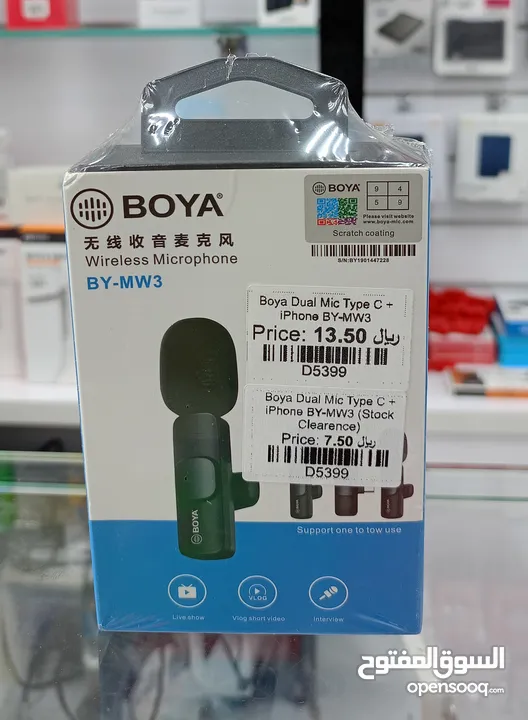 BOYA WIRELESS MICROPHONE BY_MW3